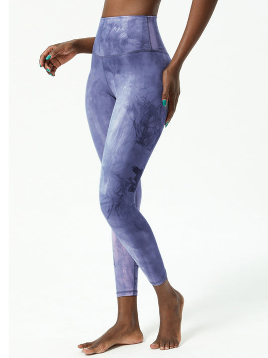 Women's High Waist Tie Dye Yoga Pants - Dress Your Best